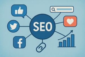 social media SEO engagement boosting backlinks